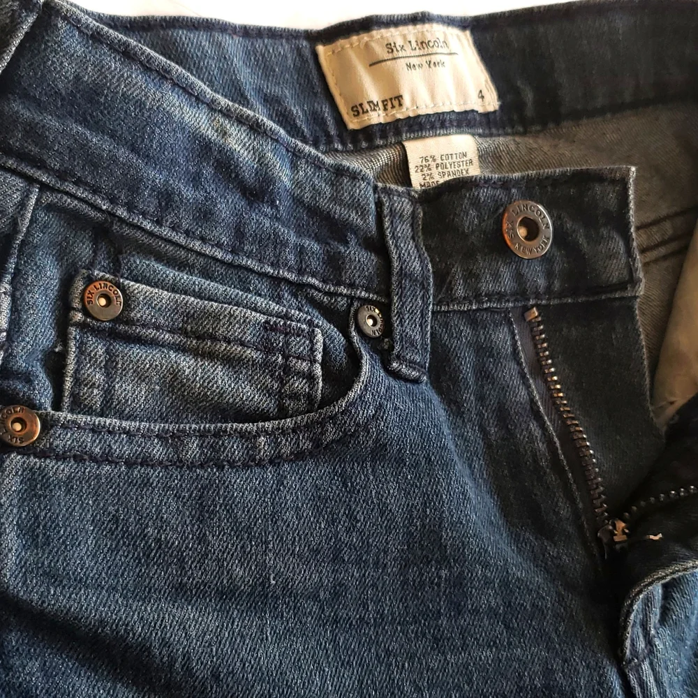 Six Lincoln New York Kids Toddler Size 4 Slim Fit Straight Leg Jeans Denim EUC